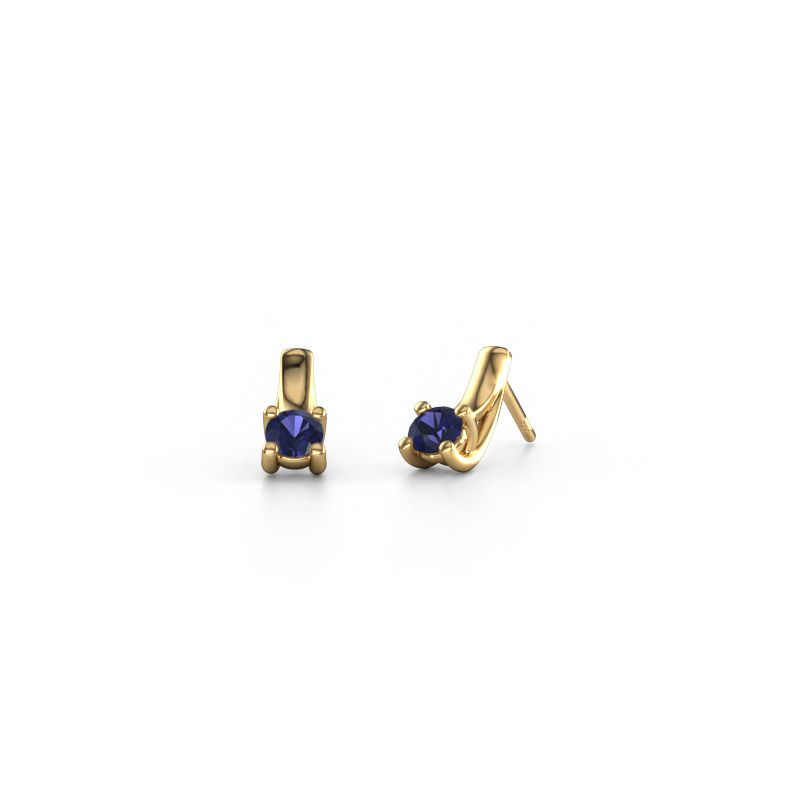 Ohrringe Mia 1 585 Gold Saphir 4.2 mm