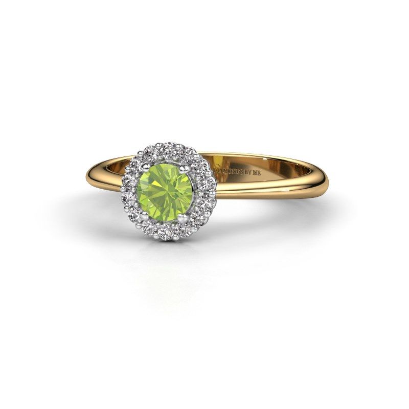 Image de Bague de fiançailles Anca<br/>585 or jaune<br/>Péridot 4.2 mm