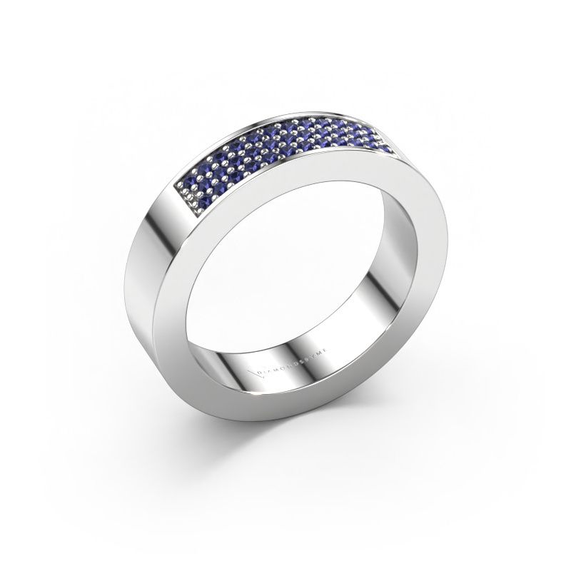 Ring Lindsey 1 950 Platin Saphir 1.1 mm
