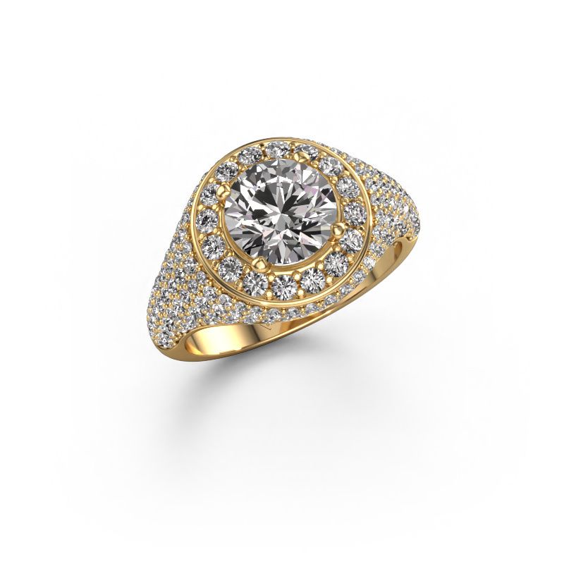 Ring Dayle 585 goud diamant 2.463 crt
