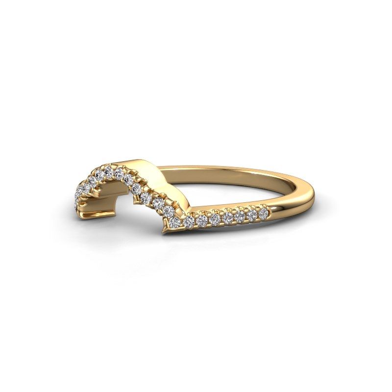 Afbeelding van Aanschuifring SRH0499C10H25<br/>585 goud<br/>Lab-grown diamant 0.14 crt