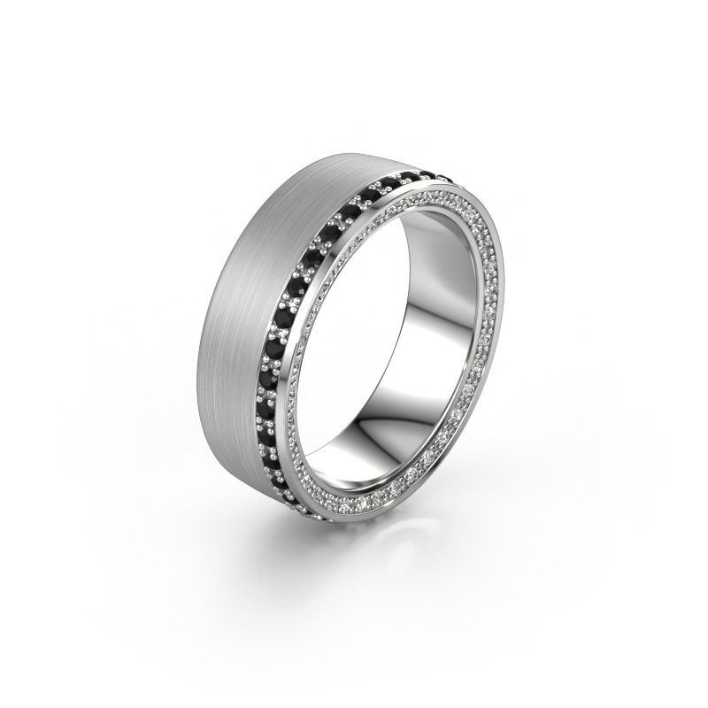 Alliance WH2224L26C8 950 platine diamant noir 0.612 crt ±6,5x2.2 mm