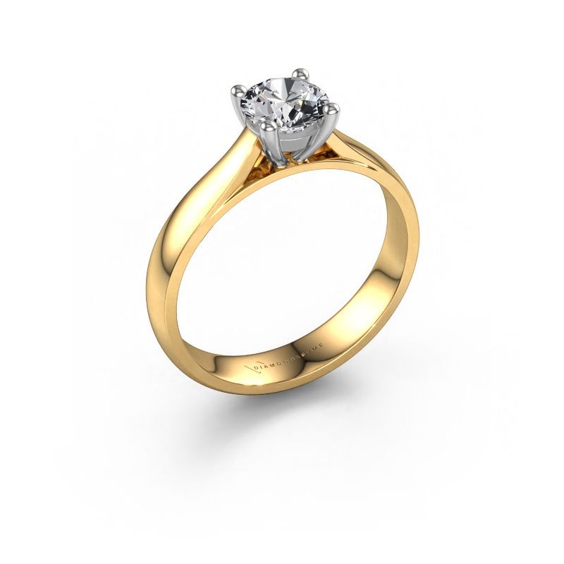 Engagement ring Sam 585 gold lab grown diamond 0.70 crt