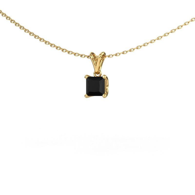 Anhänger Sam SQR 585 Gold Schwarz Diamant 0.60 crt