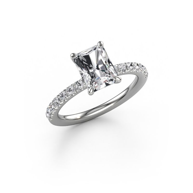 Verlovingsring Crystal RAD 2 585 witgoud diamant 2.03 crt