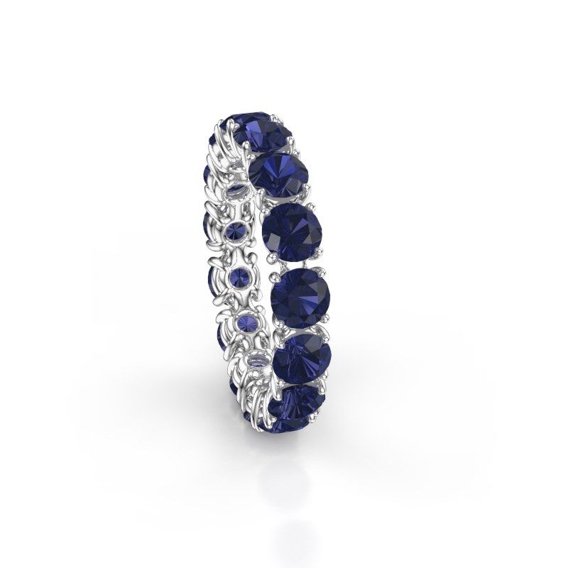 Bild von Ring vivienne 4.2<br/>585 Weißgold<br/>Saphir 4.2 mm