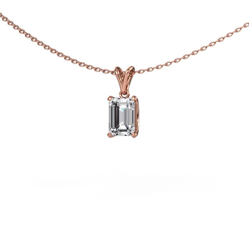 Pendant Sam EME 585 rose gold lab-grown diamond 1.15 crt