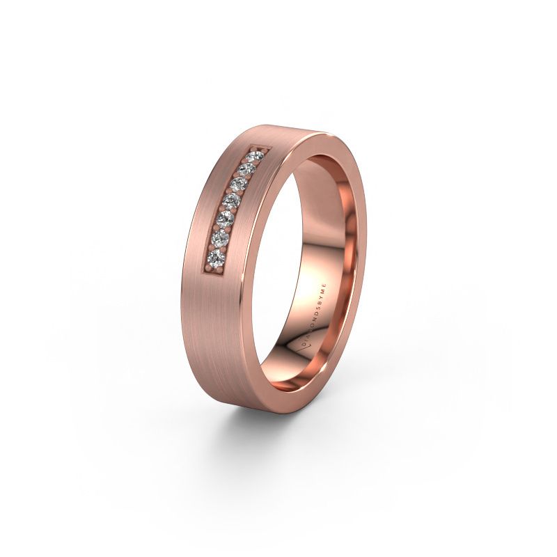 Ehering WH0112L15BM 585 Roségold Diamant ±5x2 mm