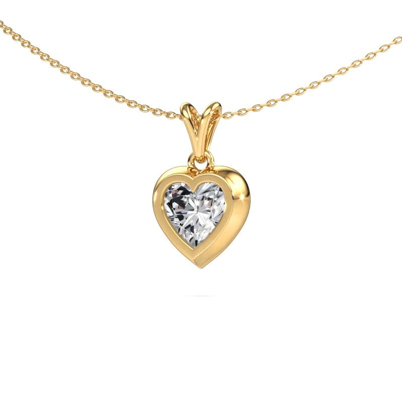 Anhänger Charlotte Heart 585 Gold Lab-grown Diamant 2.00 crt