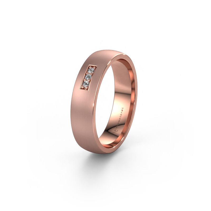 Ehering WH0110L25AM 585 Roségold Diamant ±5 x 1,7 mm