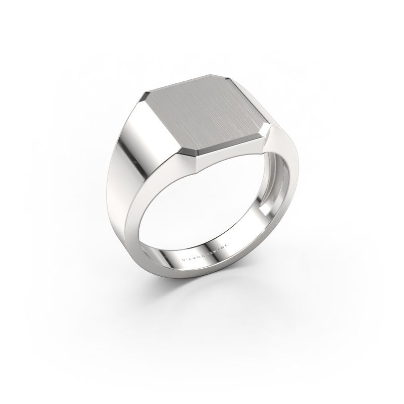 Signet ring Abel 2 light 950 platinum