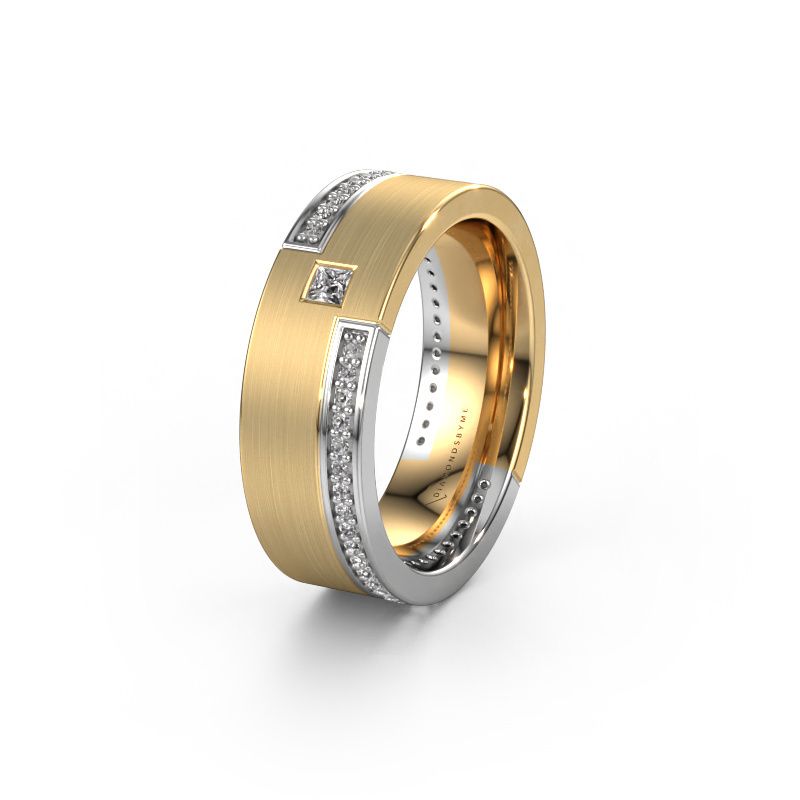 Ehering WH2048L17DM 585 Gold Lab-grown Diamant ±7x2.4 mm