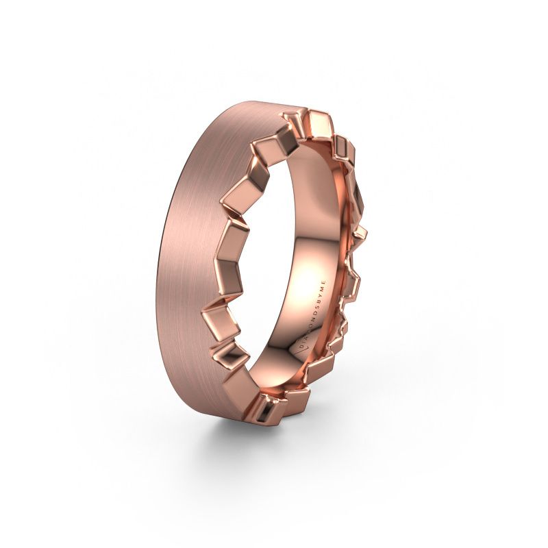 Wedding ring WH2058M17EM 585 rose gold ±0.28x0.1in
