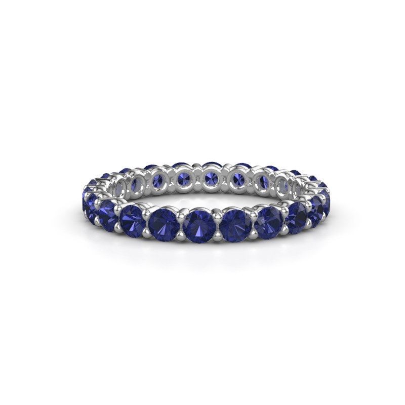 Bild von Vorsteckring heddy rnd 2.7<br/>950 Platin<br/>Saphir 2.7 mm
