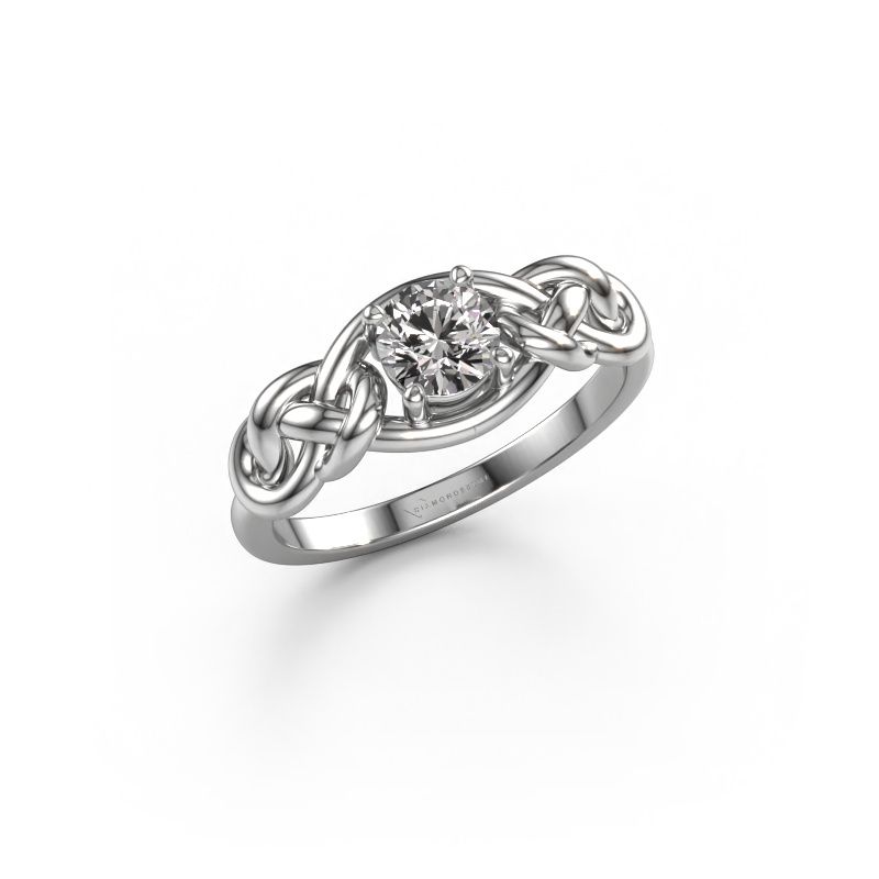 Ring Zoe 585 witgoud lab-grown diamant 0.50 crt