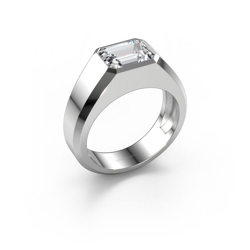 Heren ring Dylan 1 585 witgoud lab-grown diamant 2.50 crt