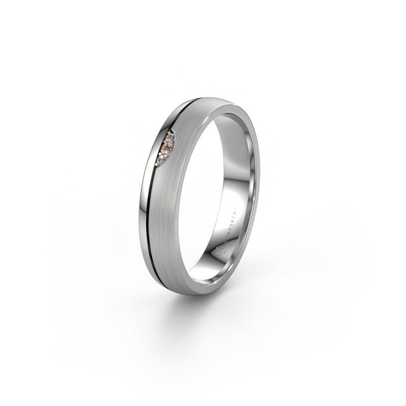 Ehering WH0334L24X 950 Platin Braun Diamant ±4x1.5 mm