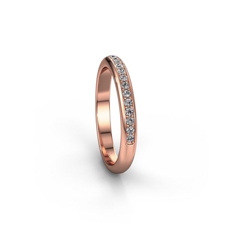 Afbeelding van Aanschuifring SRH0561C20H6<br/>585 rosé goud<br/>Diamant 0.252 crt