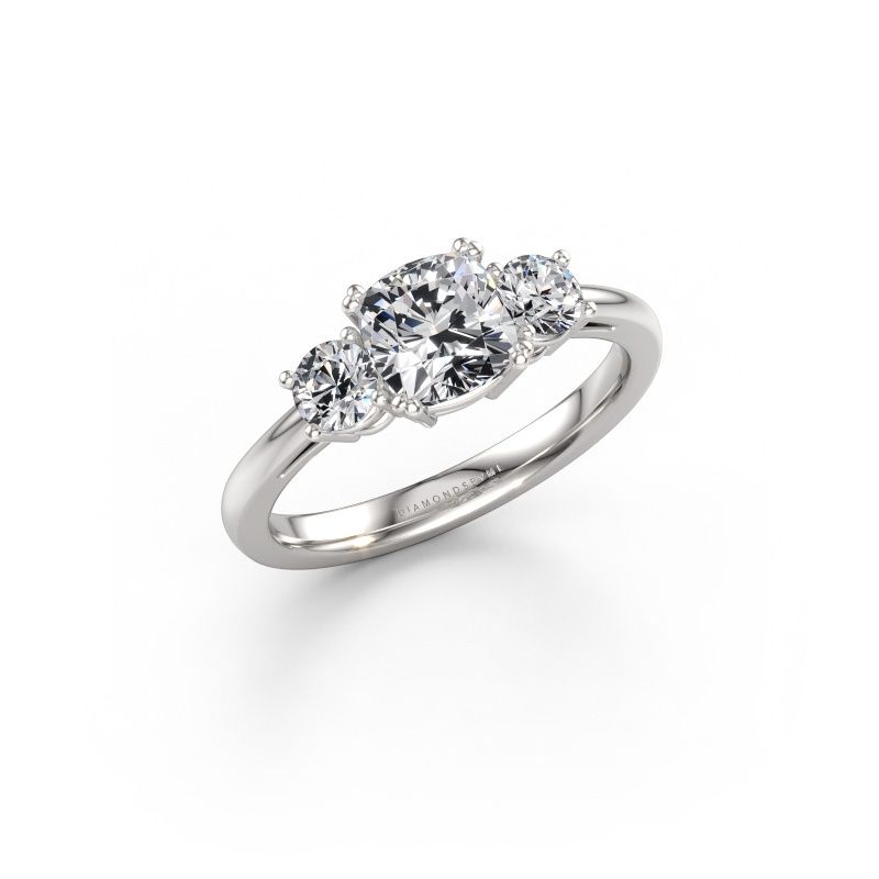 Förlovningsring Dominique CUS 1 585 vitt guld diamant 1.70 crt