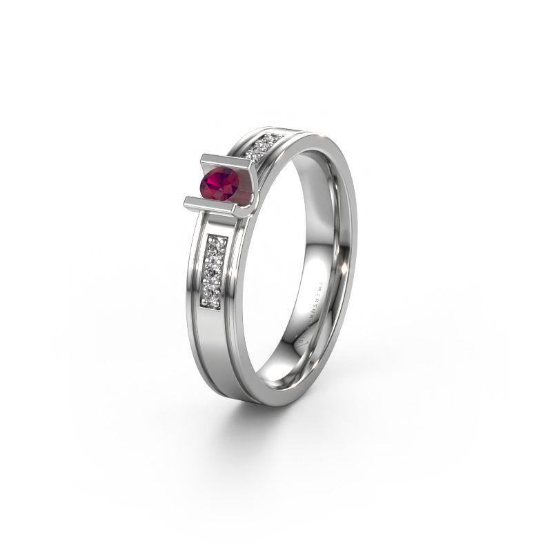 Alliance WH2108L14A 950 platine rhodolite ±4x1.7 mm