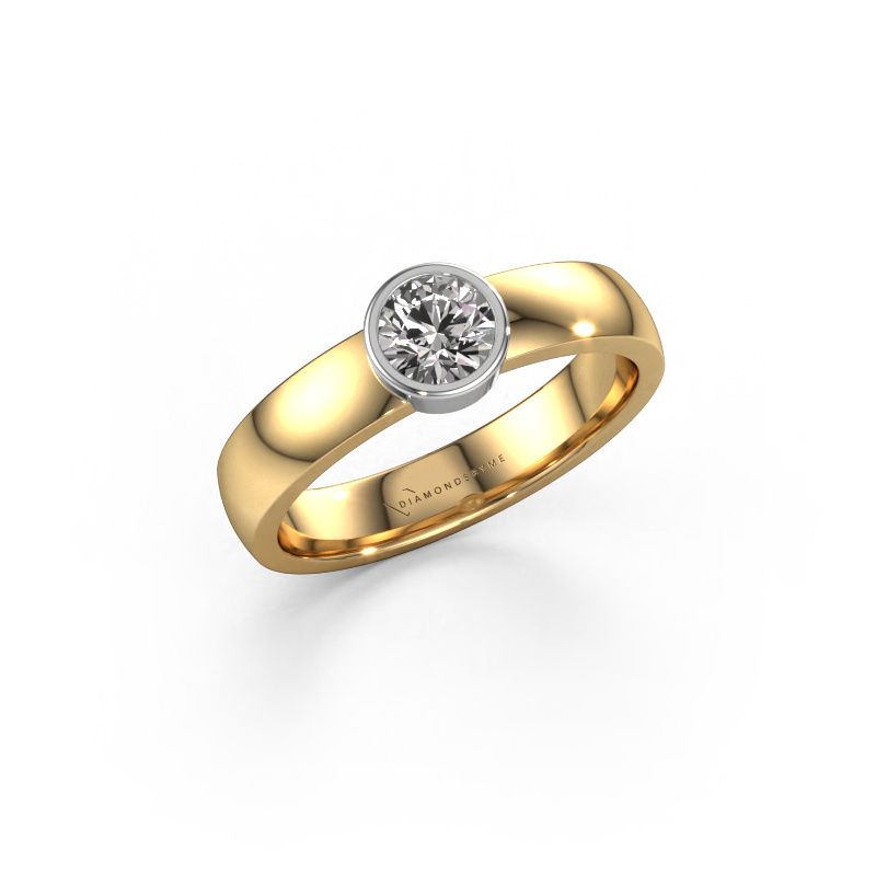 Ring Ise 1 585 goud diamant 0.40 crt