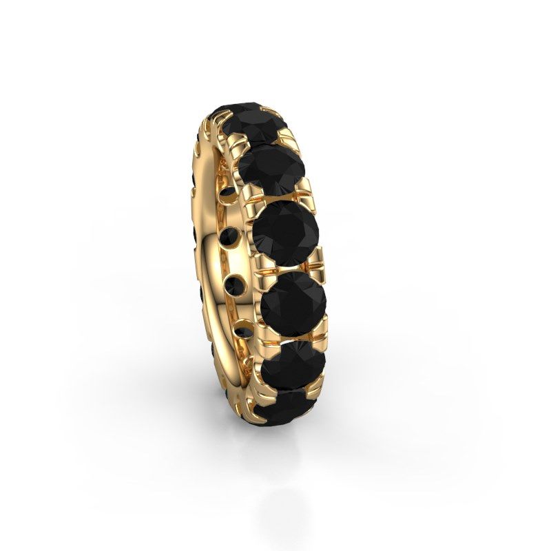 Bild von Vorsteckring jackie 4.7<br/>585 Gold<br/>schwarz diamant 6.72 crt