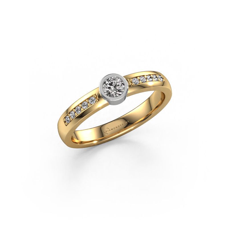 Ring Ise 2 585 gold zirconia 4 mm