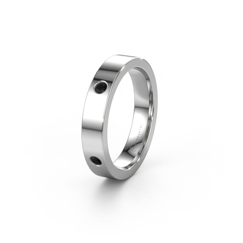 Alliance WH0104L14BP 950 platine diamant noir 0.27 crt ±4x2 mm