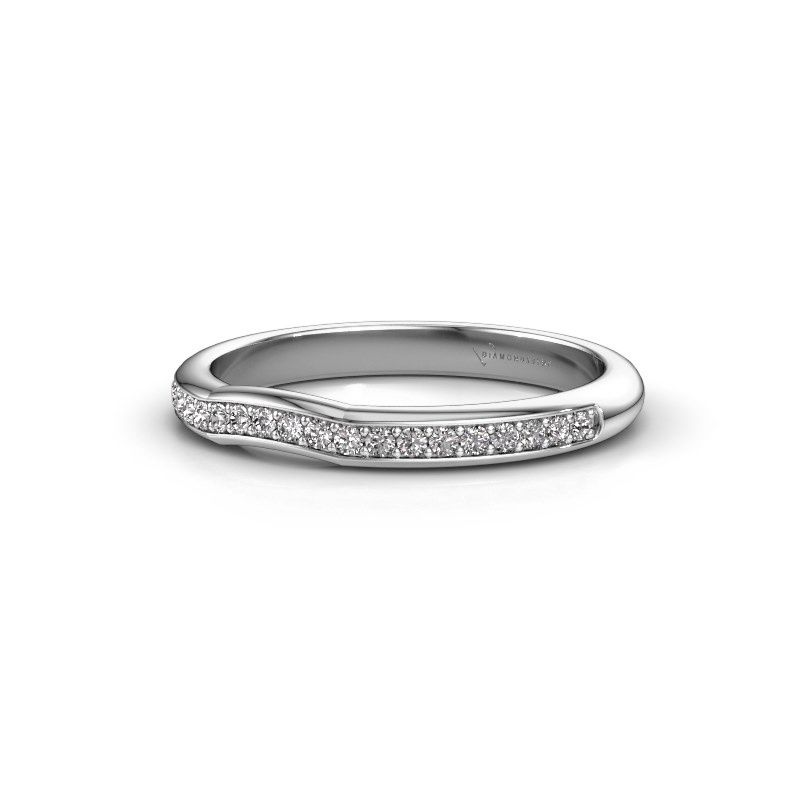 Afbeelding van Aanschuifring SRH0271C20H4<br/>950 platina<br/>Diamant 0.173 crt