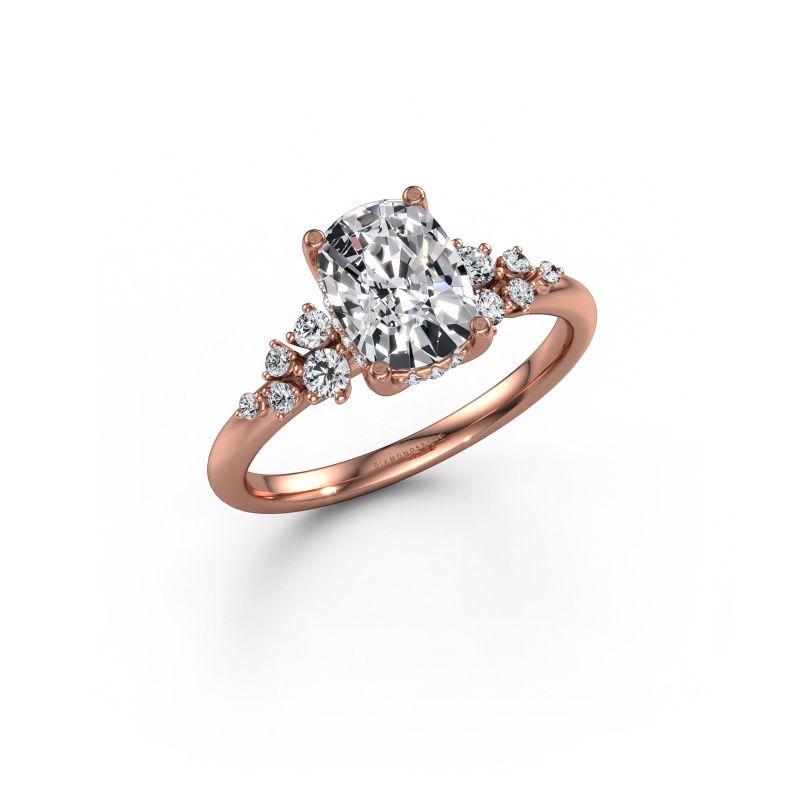Engagement ring Emma CSH 585 rose gold lab-grown diamond 1.767 crt
