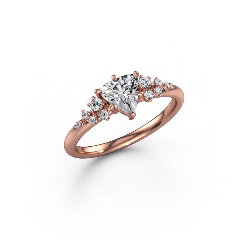 Ring Royce TRI 585 roségull diamant 0.833 crt