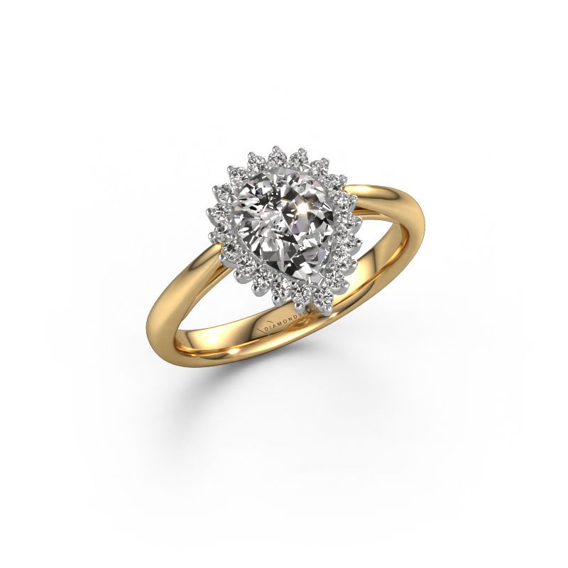 Engagement ring Tilly per 1 585 gold lab grown diamond 0.65 crt