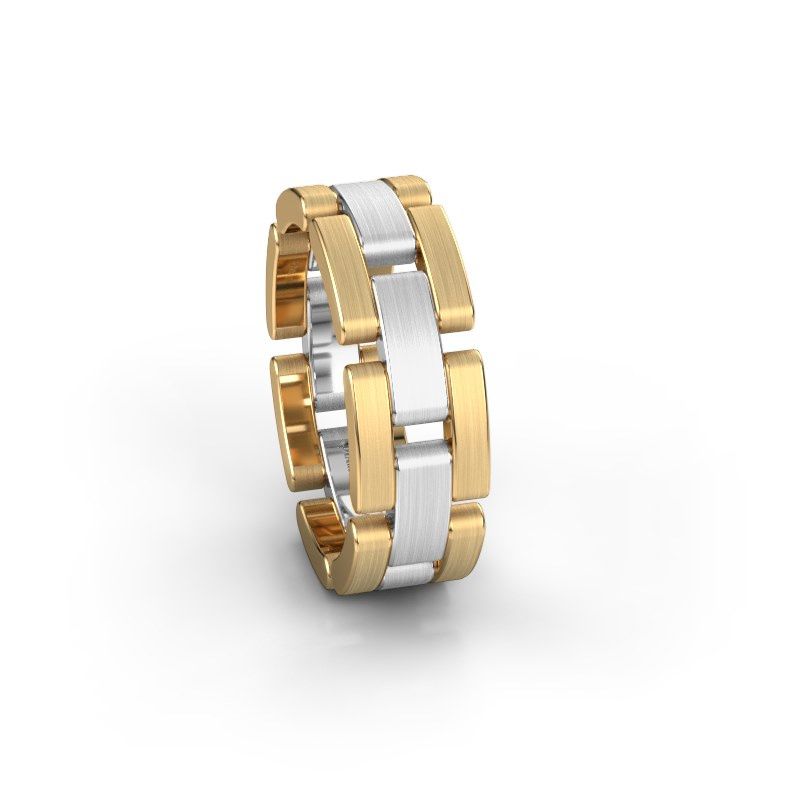 Image of Friendship ring WH2078L17BPM<br/>585 white gold ±7x2 mm