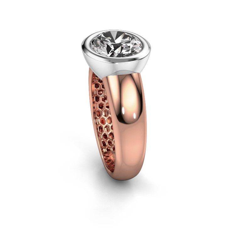Afbeelding van Ring Evelyne<br/>585 rosé goud<br/>Diamant 2.70 crt
