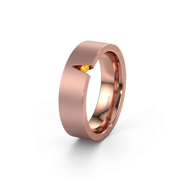 Ehering WH2023L 585 Roségold Citrin ±6x2 mm