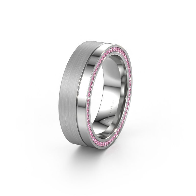 Alliance WH0313L16B 585 or blanc saphir rose ±6x2 mm