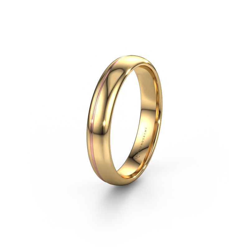 Wedding ring WH2144M34A 585 gold ±4x1.7 mm