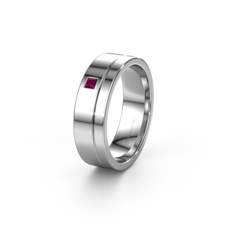 Alliance WH0301L16APSQ 950 platine rhodolite ±6x1.7 mm
