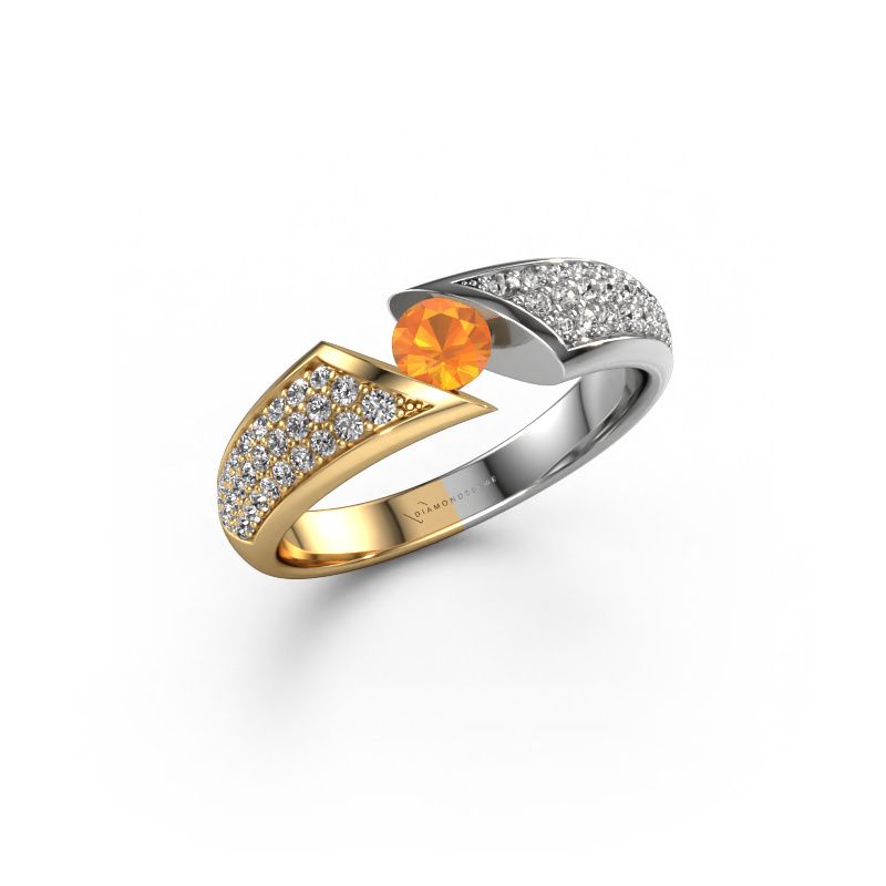 Ring Hojalien 3 585 gold citrin 4 mm
