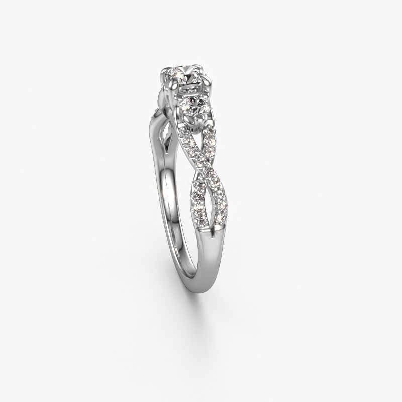 Image of Engagement Ring Marilou Cus<br/>950 platinum<br/>Diamond 0.69 crt