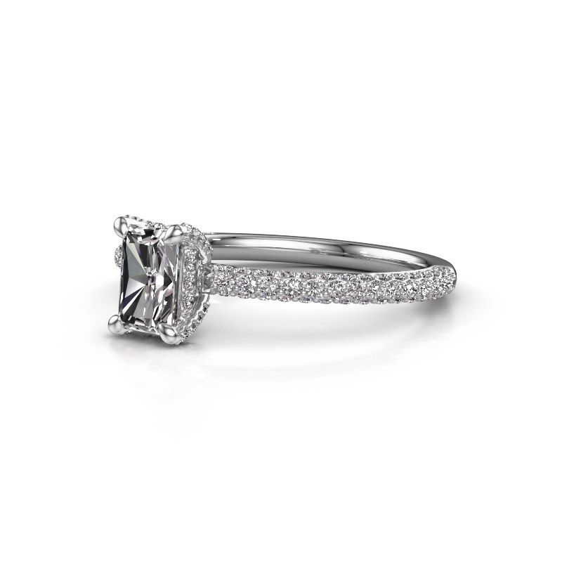 Image of Engagement ring saskia rad 2<br/>950 platinum<br/>diamond 1.228 crt