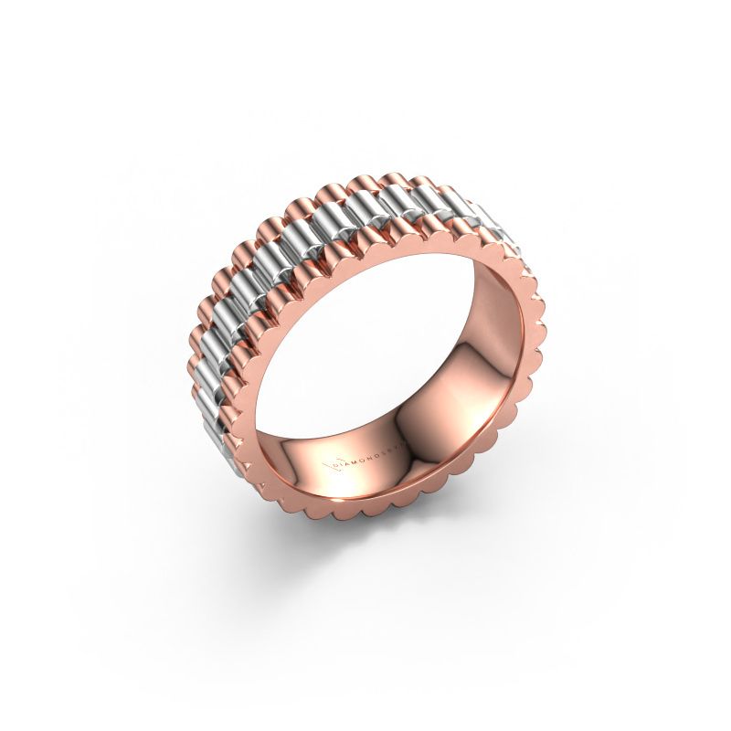 Men's ring Zenn 585 rose gold