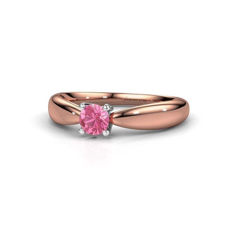 Image de Bague de fiançailles Nichole<br/>585 or rose<br/>Saphir rose 4.2 mm