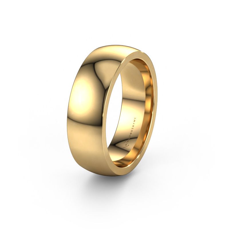 Wedding ring WH6120M27C 585 gold ±7x2.2 mm