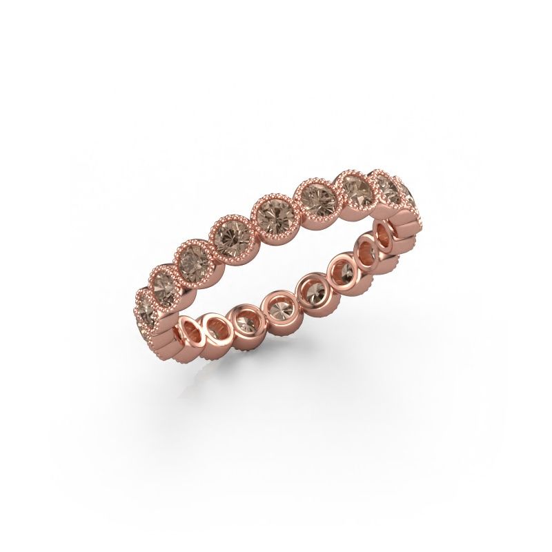 Ring Mariam 0.05 585 rose gold brown diamond 1.10 crt