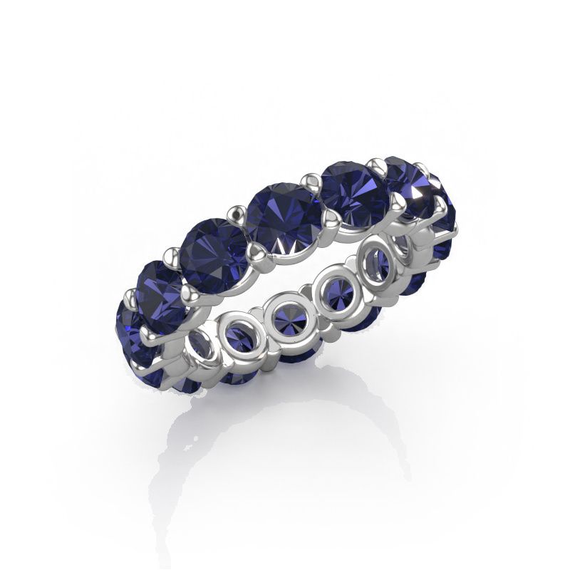Ring Heddy rnd 4.7 585 white gold sapphire 4.7 mm