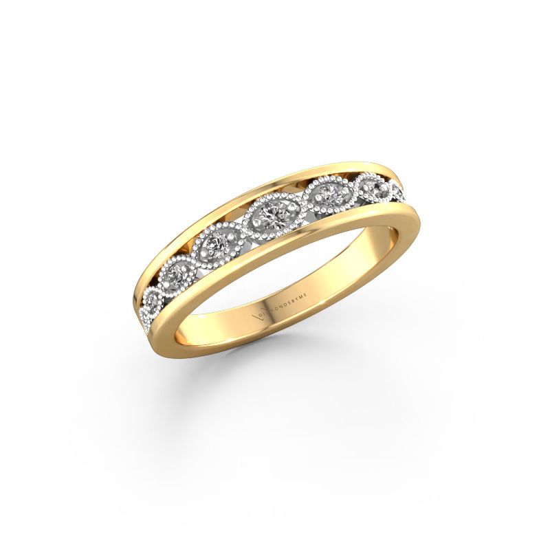 Aanschuifring Laine 585 goud diamant 0.125 crt