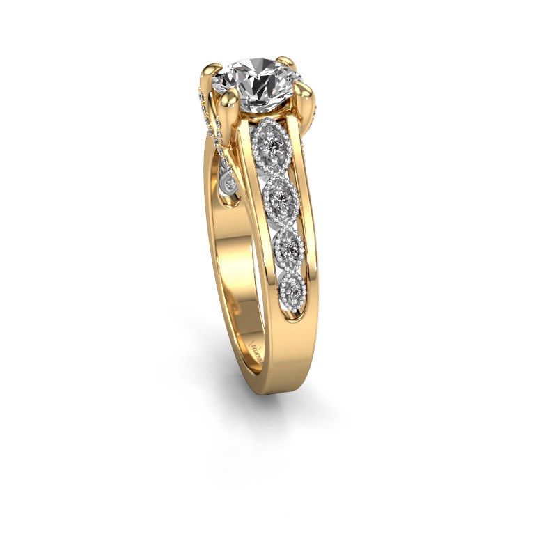 Afbeelding van Aanzoeksring Clarine 585 goud diamant 1.16 crt