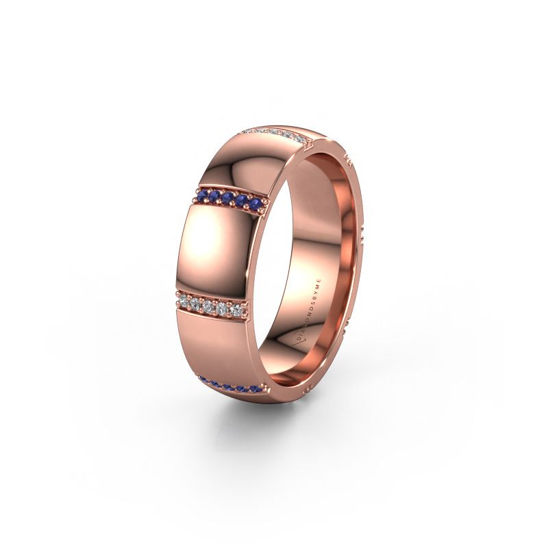 Ehering WH2124L26B 585 Roségold Saphir ±6x2 mm