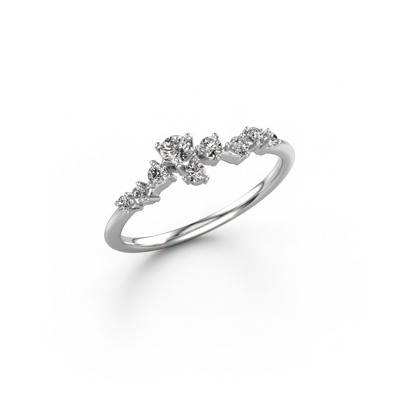 Ring Lexi 950 platinum zirconia 2.8 mm